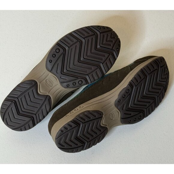 Easy Spirit Traveltime Blue Green Plaid Slip-On Comfort Mules 6.5 - Picture 8 of 9